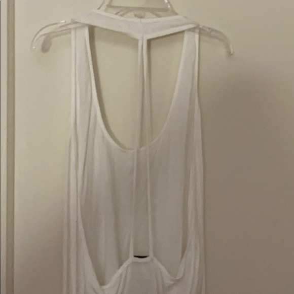 Bebe oversized white  tank top size: M/L - Picture 5 of 7